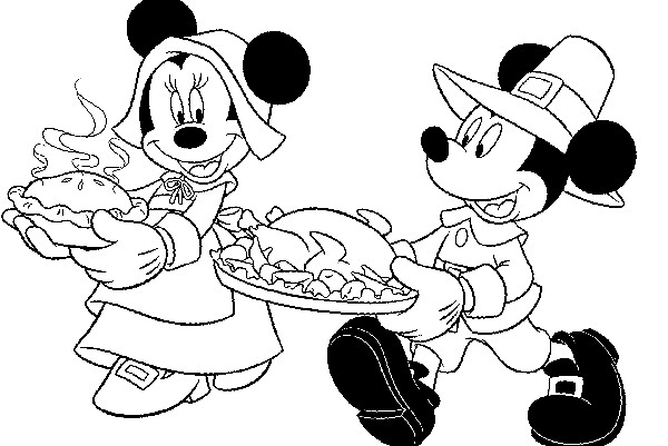 600x401 Thanksgiving Coloring Pages Free