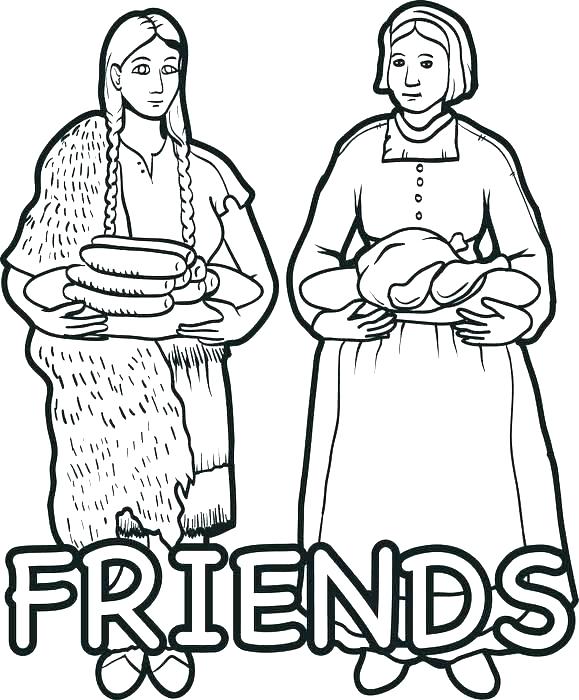 579x700 Coloring Pages Pilgrims Pilgrim Color Page Pilgrims Coloring Page