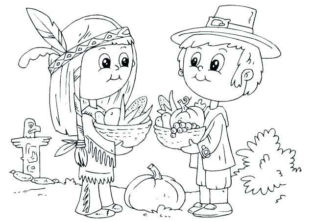 639x453 Coloring Pages Printable And Pilgrim For Native Print Photo Color