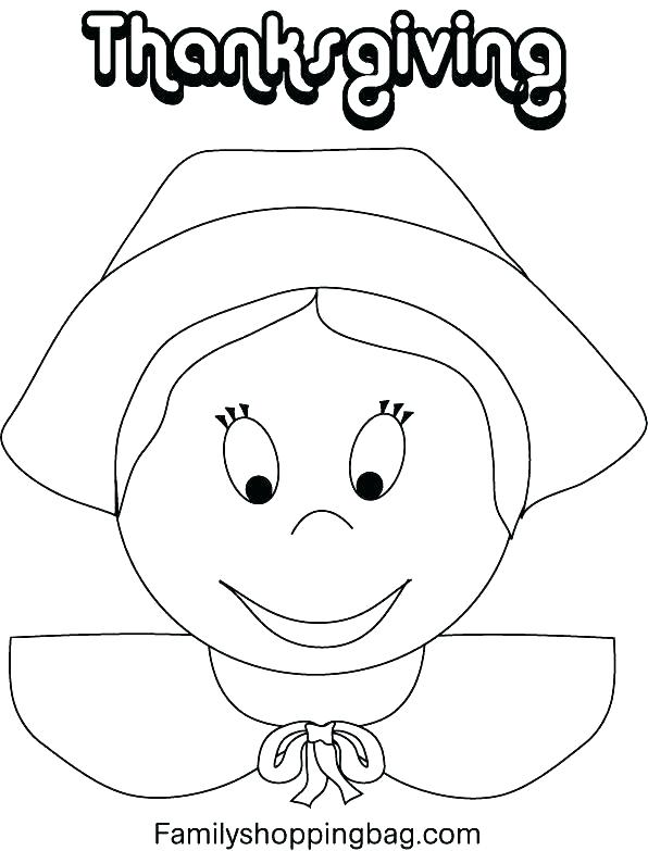 596x783 Happy Turkey With The Pilgrim Hat Coloring Pages Pilgrim Boy
