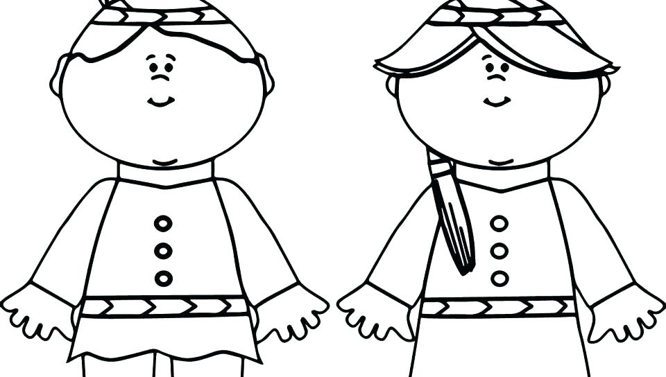 960x544 Pilgrim Girl Coloring Page Coloring Sheet Girl A Girl Coloring