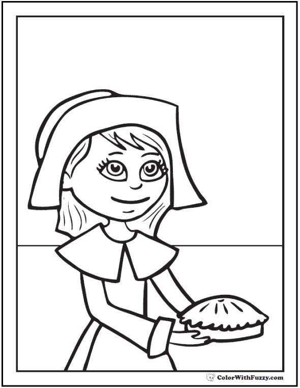 590x762 Thanksgiving Coloring Page Customizable Pdfs