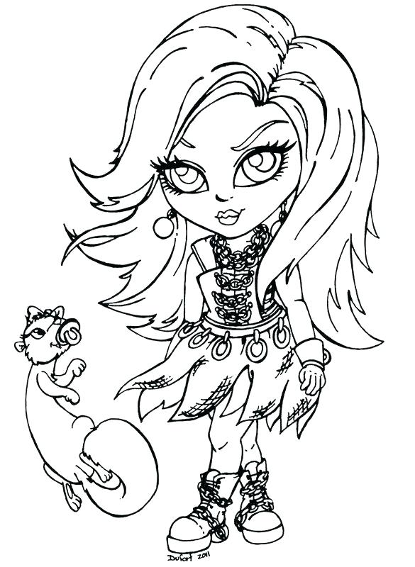 585x800 Pilgrim Girl Coloring Page