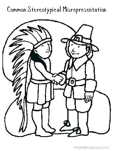 376x498 Pilgrim Hat Coloring Page Cliptext.co