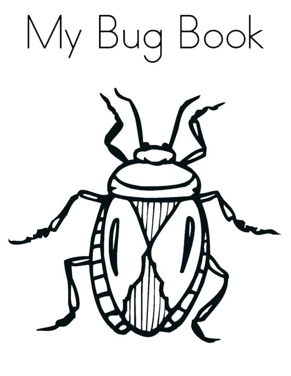 600x776 Coloring Pages Bugs Vector Of A Cartoon Drooling Bug Coloring Page
