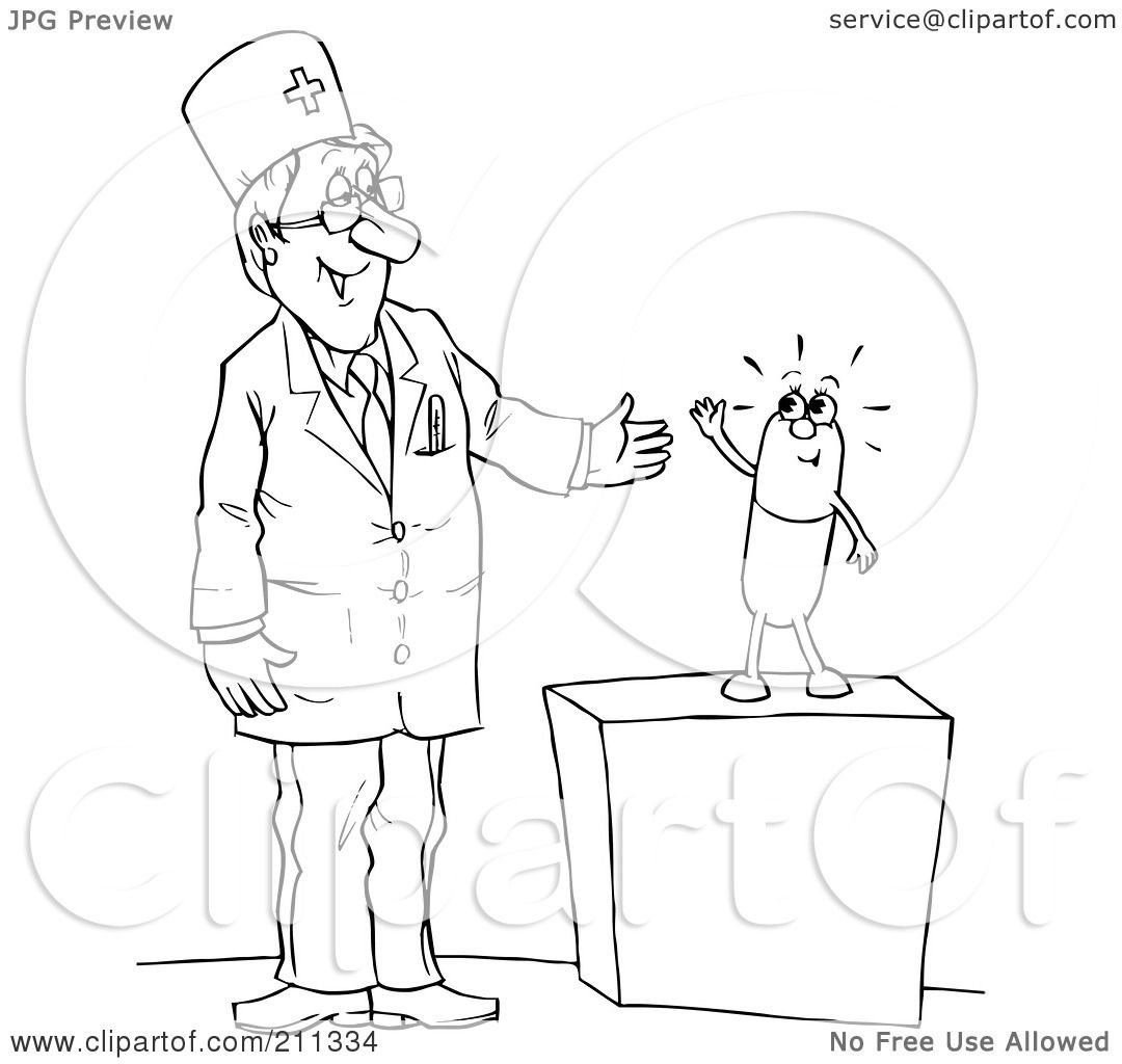1080x1024 Royalty Free (Rf) Clipart Illustration Of A Coloring Page Outline