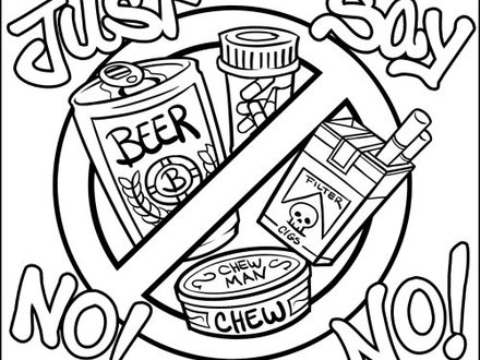 440x330 Counselorconnection Red Ribbon Week, Say No To Drugs Coloring