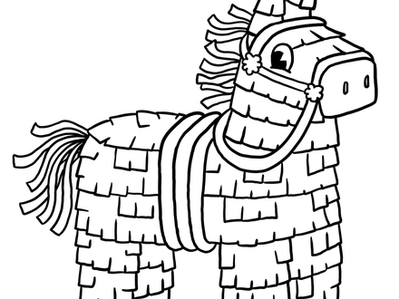 Pinata Coloring Page