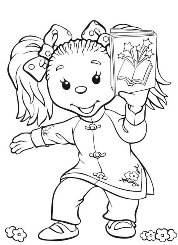 600x824 Ping Pong And Her Book In Rupert Bear Coloring Pages Best Place