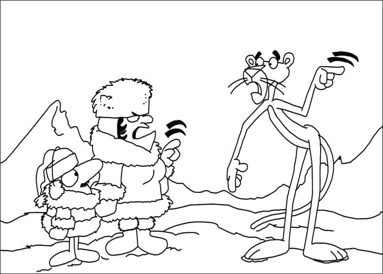 Pink Flamingo Coloring Page