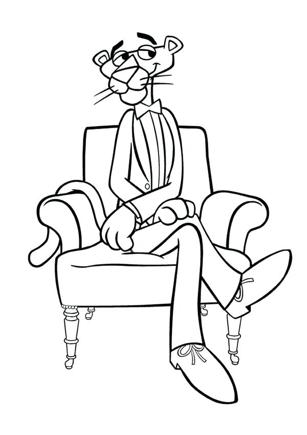 600x849 Pink Coloring Page Free Pink Panther Coloring Pages Pink Flamingo