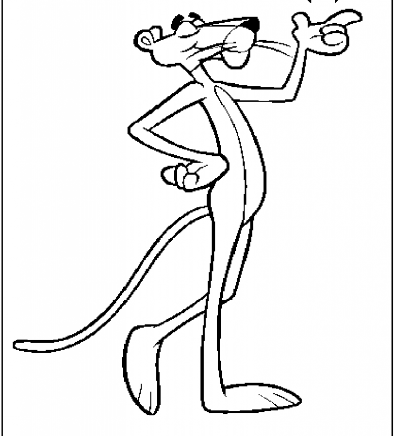 780x864 Panther Dance Coloring Pages For Kids Printable Free Pink General