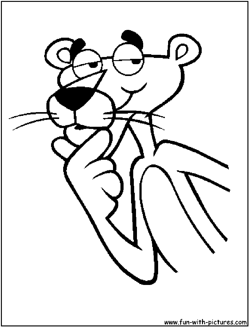 800x1050 Pink Panther Coloring Pages