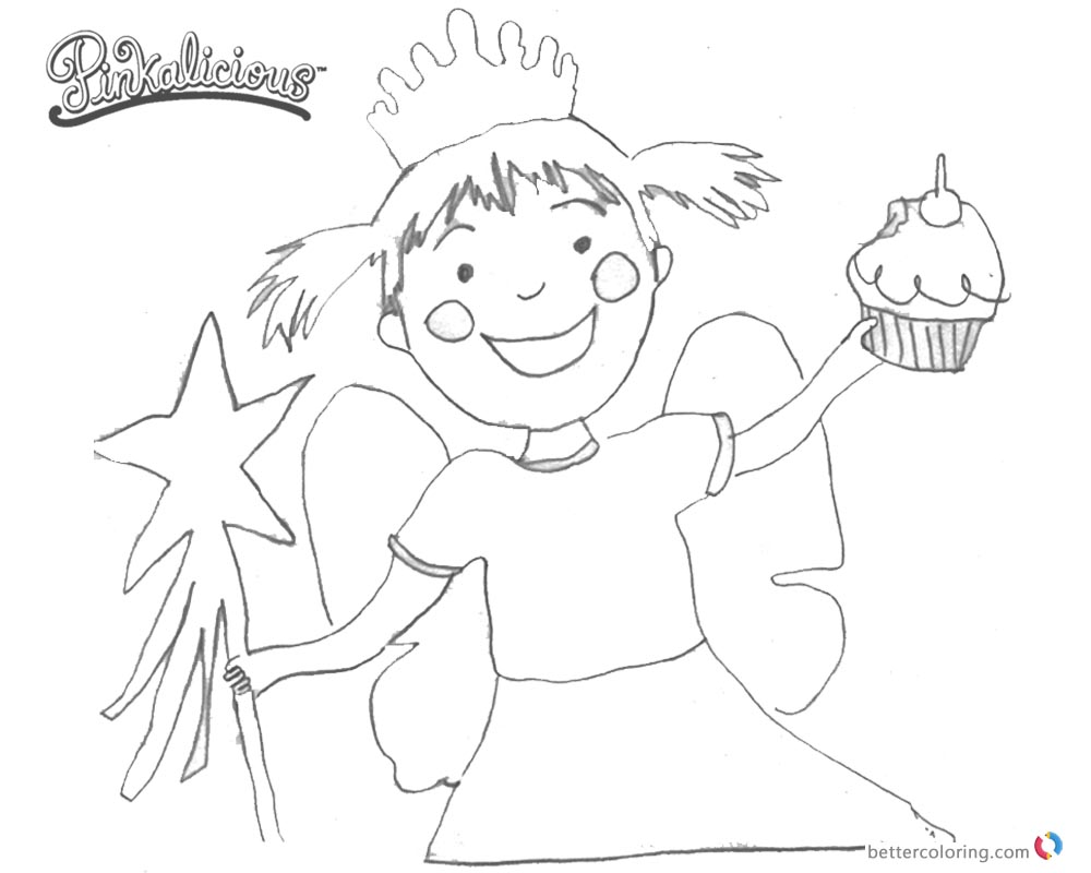 1000x800 Pinkalicious Coloring Pages Fanart Clipart