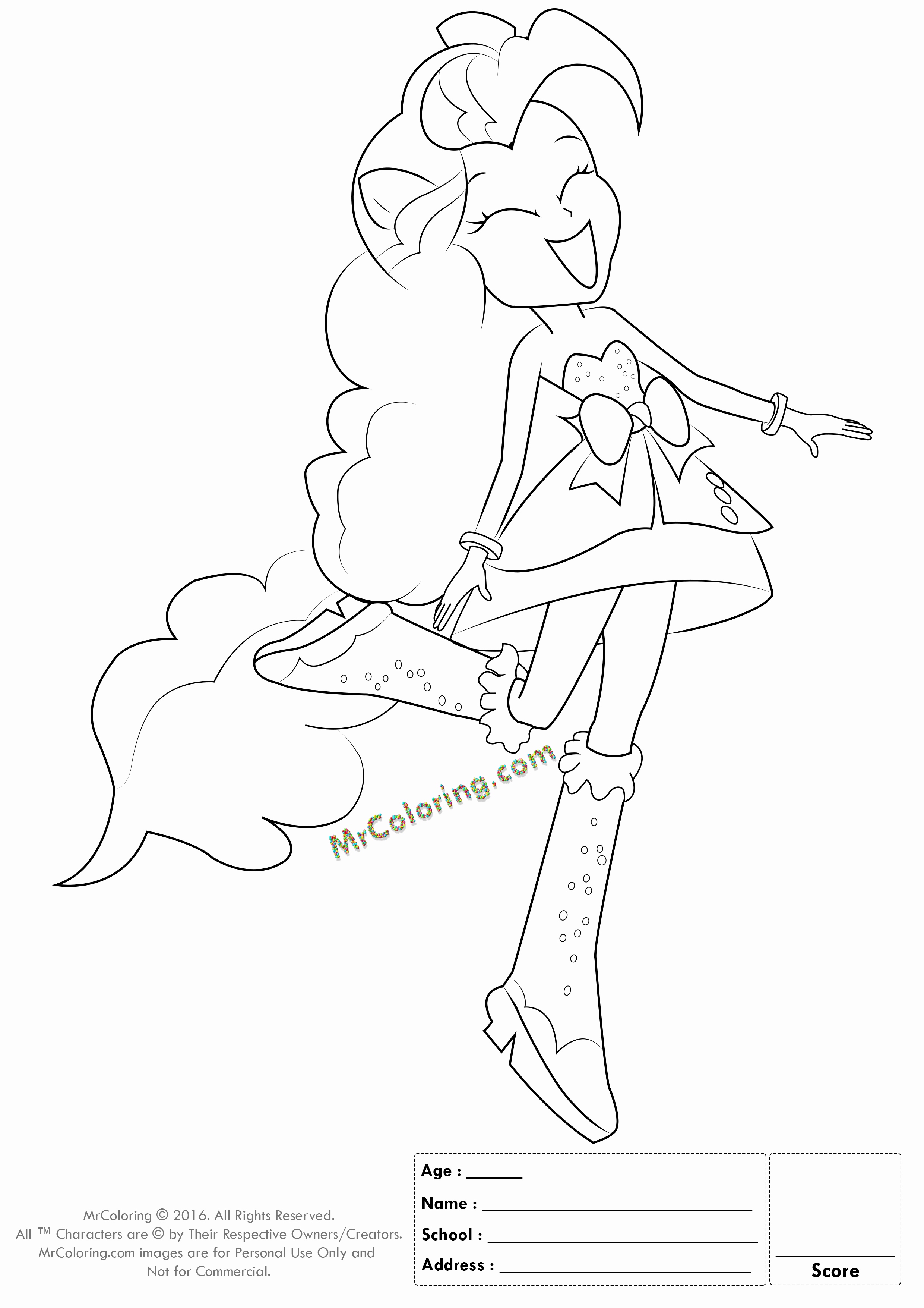 2480x3508 My Little Pony Coloring Pictures Inspirational Little Pony Pinkie