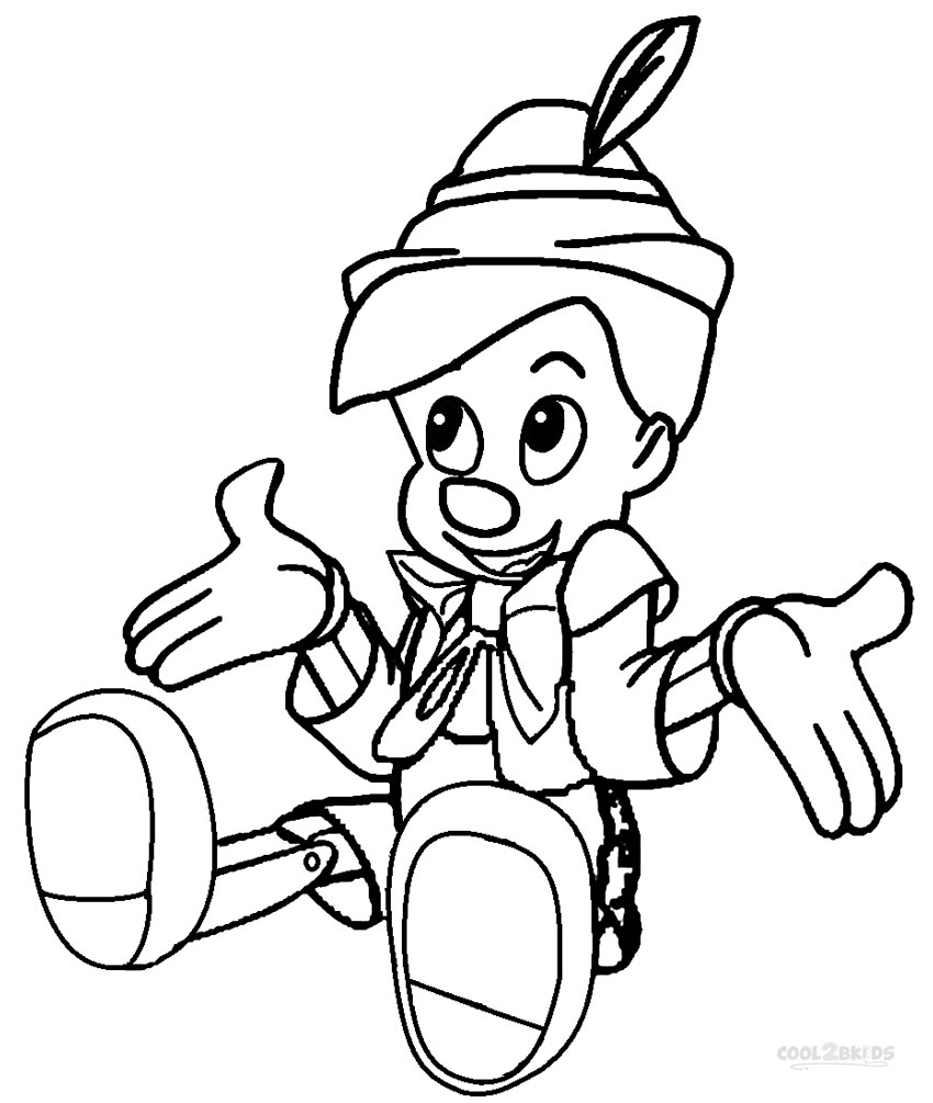 850x1005 Printable Pinocchio Coloring Pages For Kids Cool2bkids
