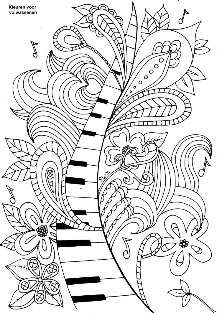 736x1062 Music Colouring Pages 51 Best Music Images On Coloring