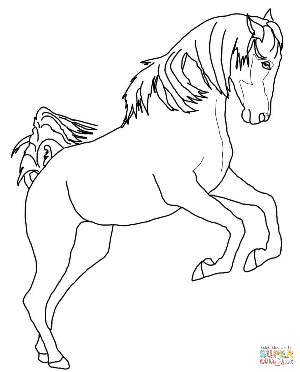 1029x1276 Paint Horse Coloring Pages