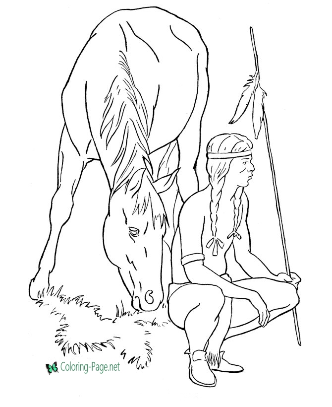 670x820 American Horse Coloring Pages