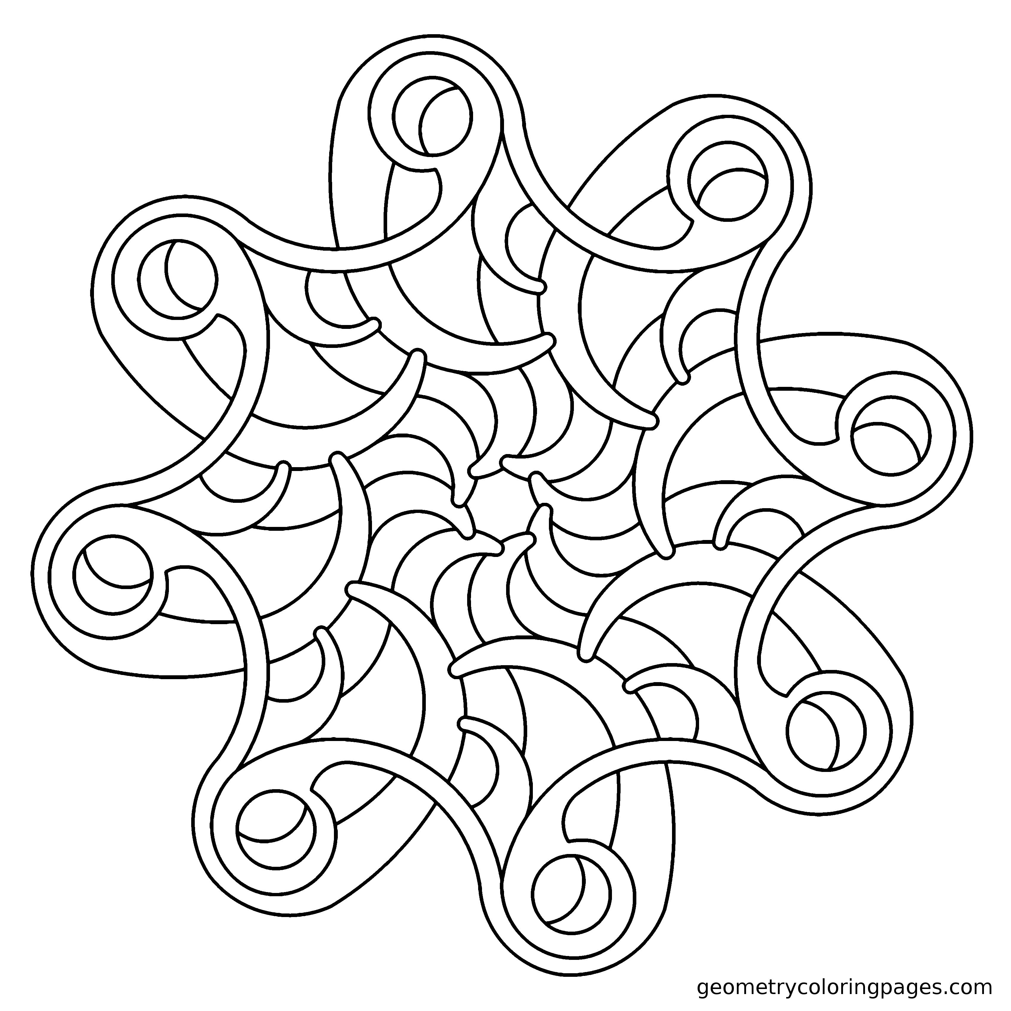 3400x3400 Pinwheel Adult Coloring Pages