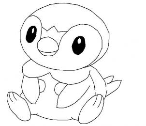 302x260 Piplup Coloring Sheet Free Download