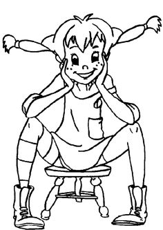 236x333 Ausmalbild Pippi Langstrumpf Kids N Fun Ja Muuta