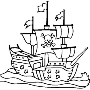 300x300 Pirate Ship Coloring Page Inspirational Magic Pirate Coloring
