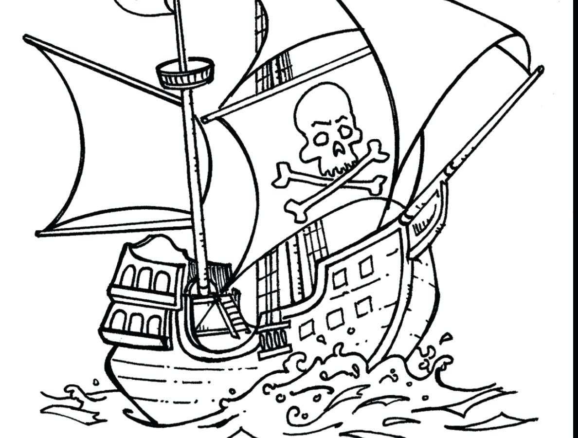 1188x900 Wonderful Sunken Pirate Ship Coloring Page Captain Hook Pages