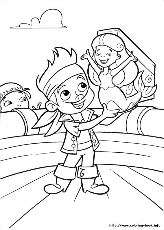 567x794 Jake And The Never Land Pirates Coloring Picture Disney Coloring