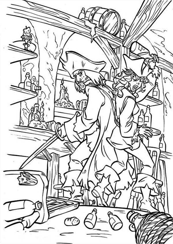 600x848 Pirates Caribbean Coloring Pages. Good Pirates