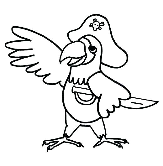 520x530 Pirate Coloring Pages Printable