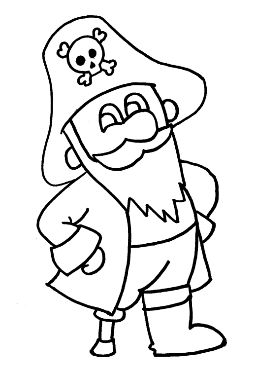 520x754 Pirate Coloring Page Pirate Colouring Coloring Kids