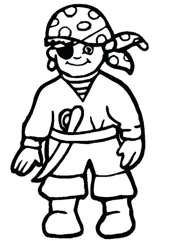 600x815 Pirate Coloring Drawing Little Pirate Coloring Pages Free