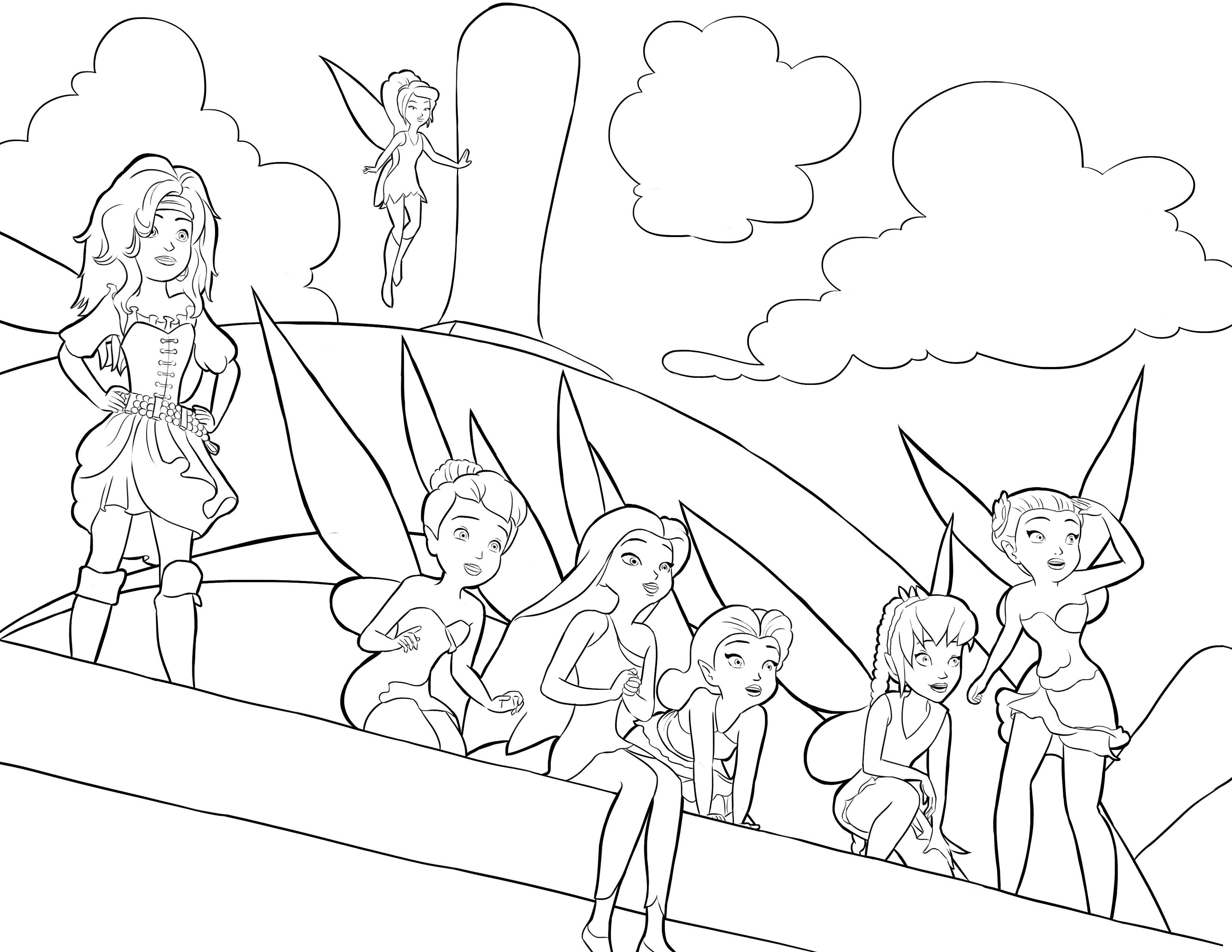 3300x2550 Inspiration Pirate Fairy Coloring Pages B S Going To Love These