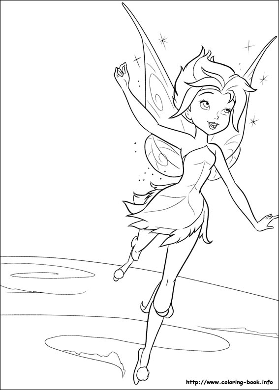 567x794 Pirate Fairy Coloring Picture