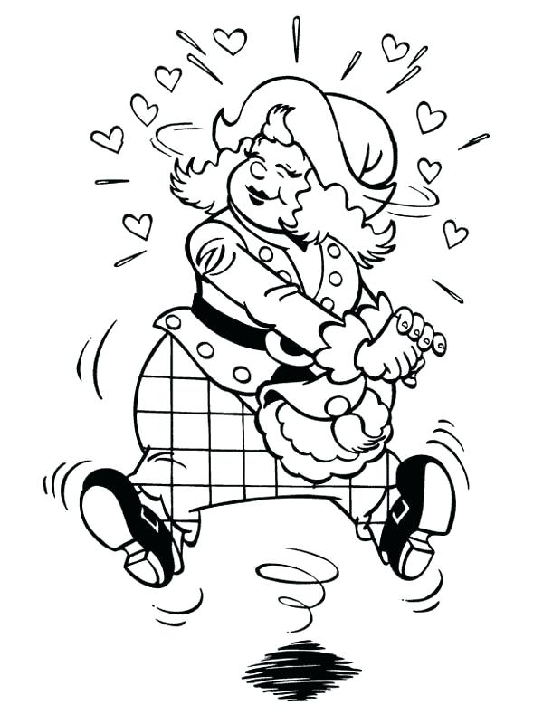 600x800 Pirate Coloring Pirate Pirate Chef Dancing Happily Coloring Pages
