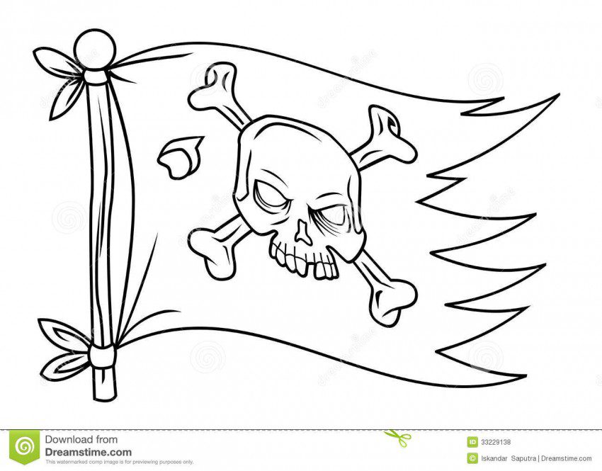 850x665 Flag Coloring Pages