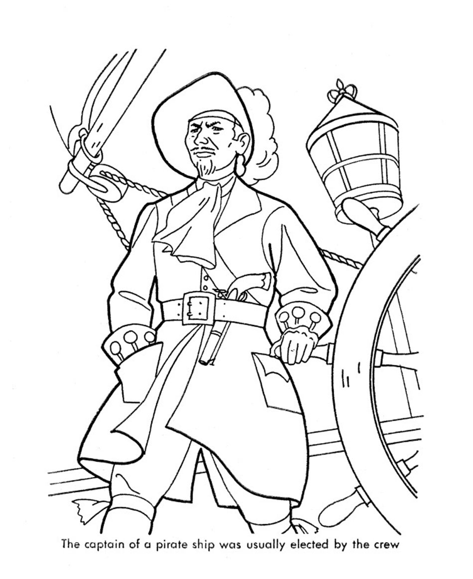 950x1163 Pirate Hat Coloring Pages