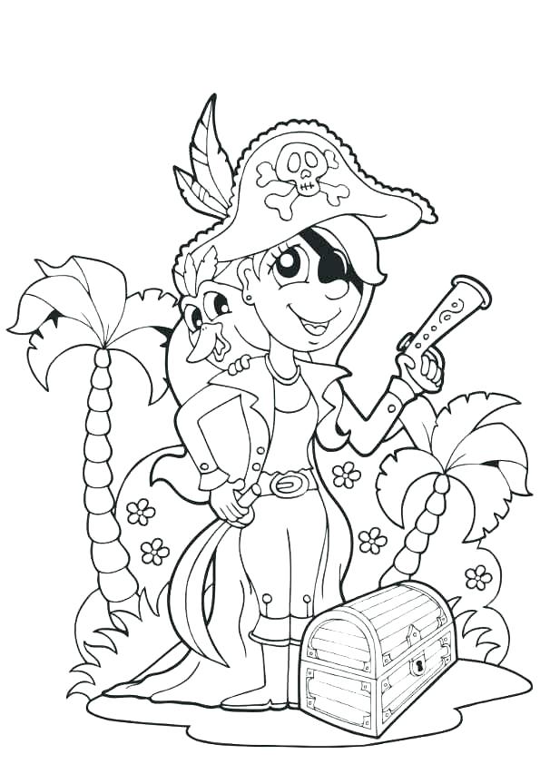 595x842 Pirate Color Page Pirate Colouring Page 1 Pirate Hat Color Page