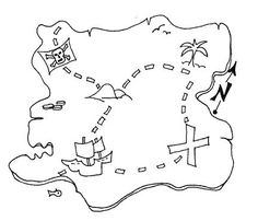 236x202 Free Printable Pirate Map