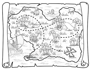 320x247 Hurry Treasure Map Coloring Pages Page Pirate