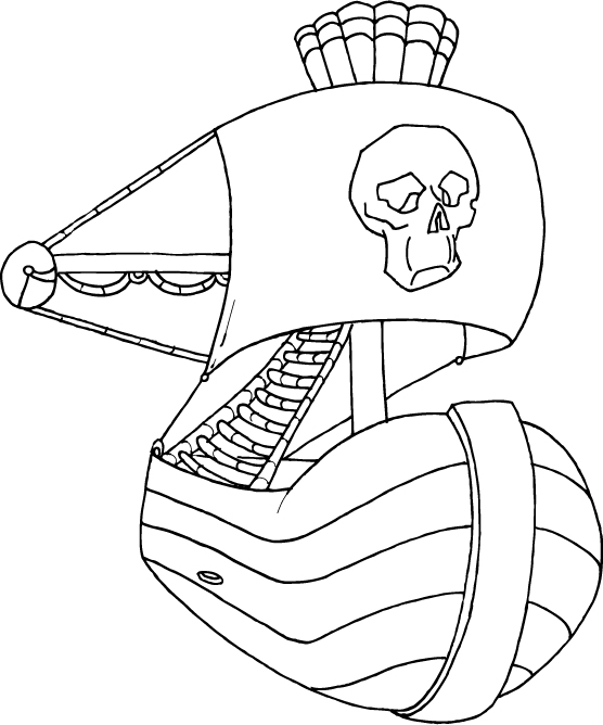 556x668 Pirate Ship
