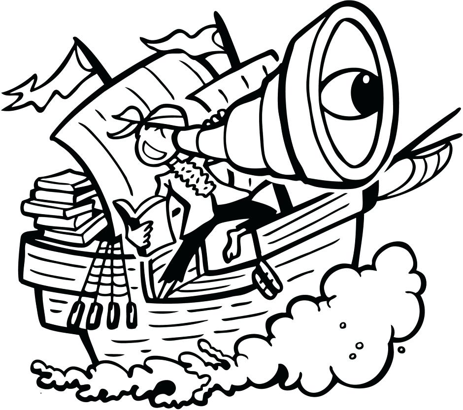 940x833 Pirate Coloring Pages Free Pirate Ship Outline Free Jake