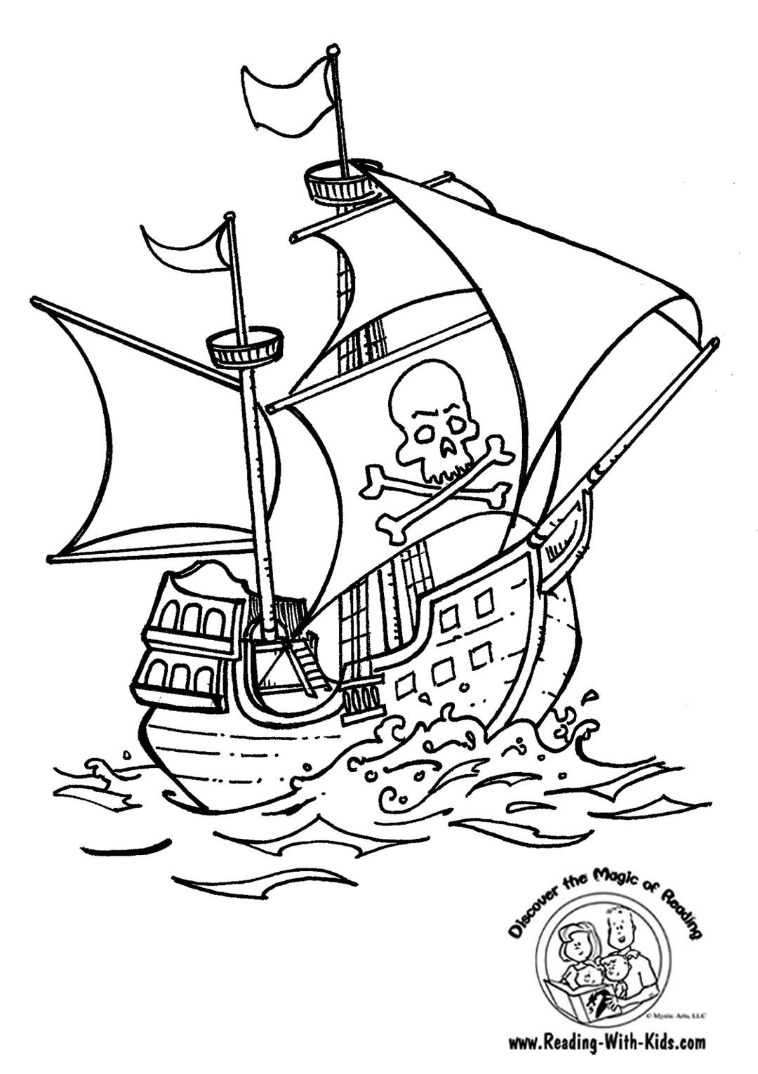1080x1530 Pirate Ship Coloring Page Graphics And Backgrounds