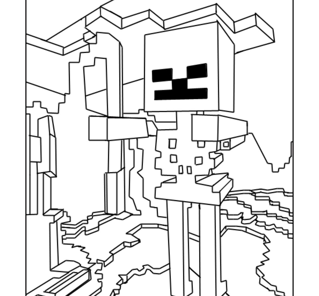 1295x1200 Skeleton Coloring Pages Free Printable For Adults Head