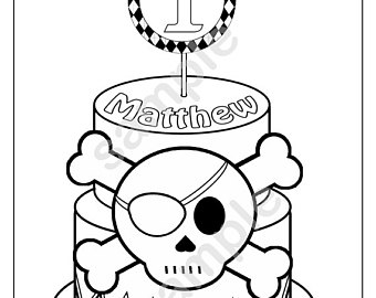 340x270 Skull Coloring Page Etsy