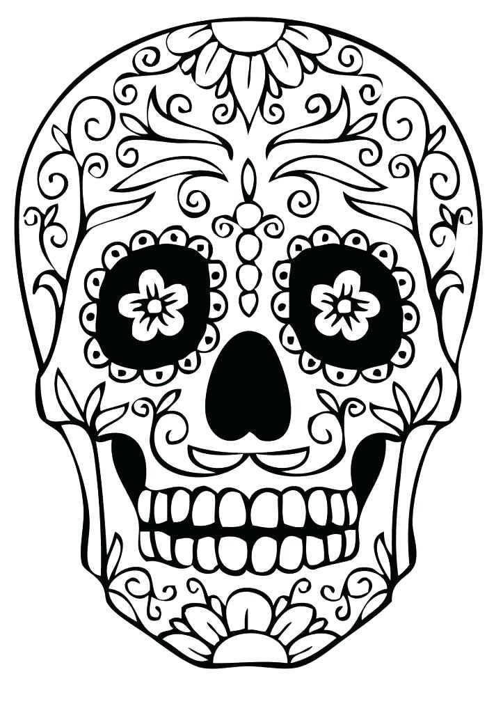 723x1024 Printable Skull Crossbones Stencils Free Pirate Skull