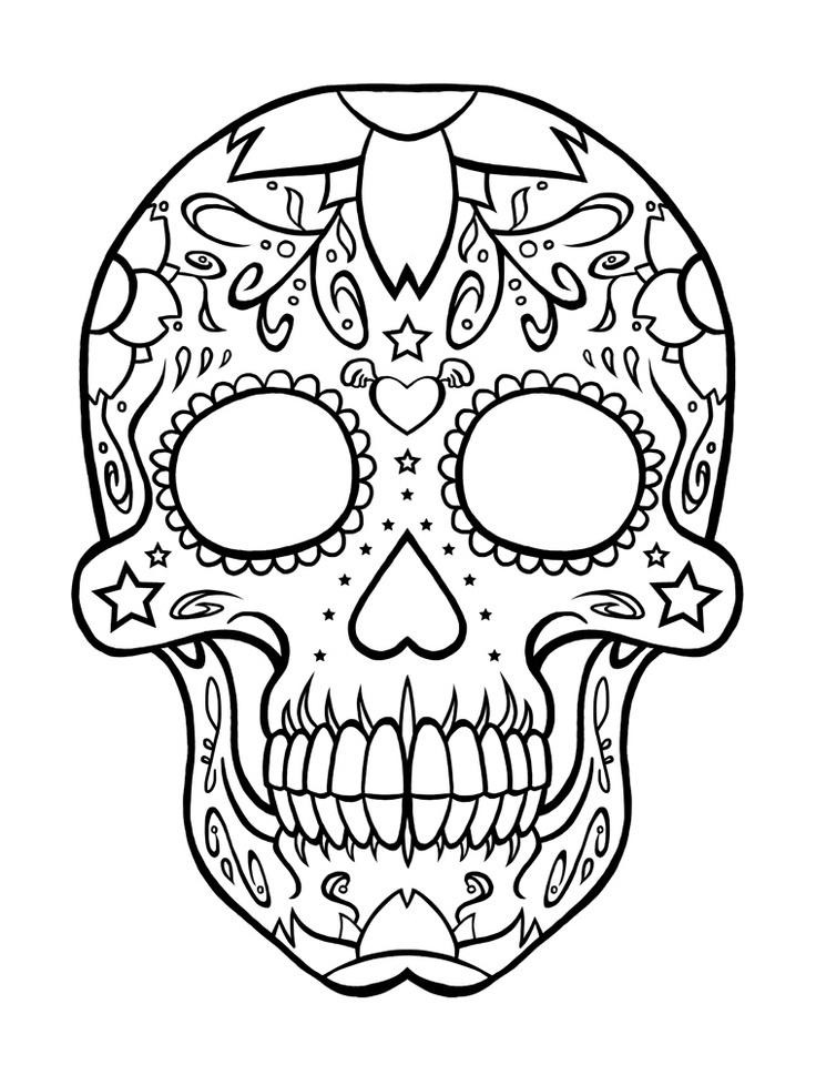 736x969 Skull Coloring Pages Awesome Coloriage 91 Dessin Pour Adultes
