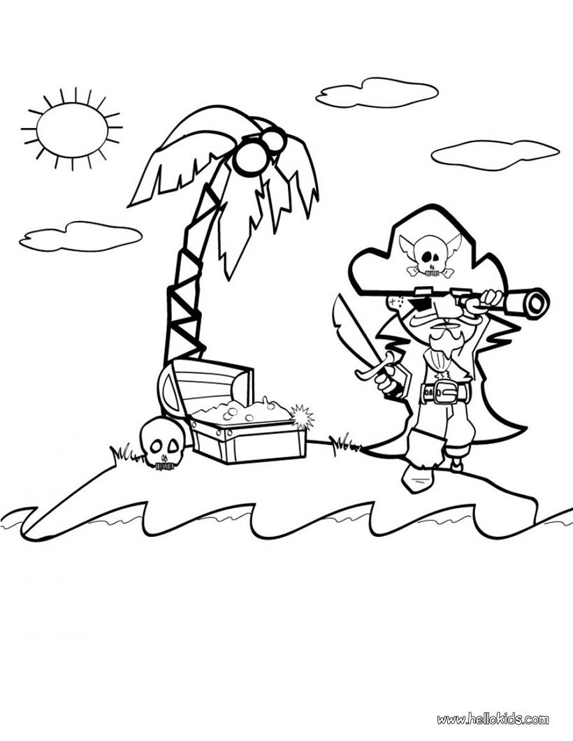 820x1060 Free Pirate Coloring Pages With Pirate Coloring For Kids