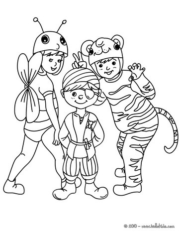 364x470 Carnival Coloring Pages